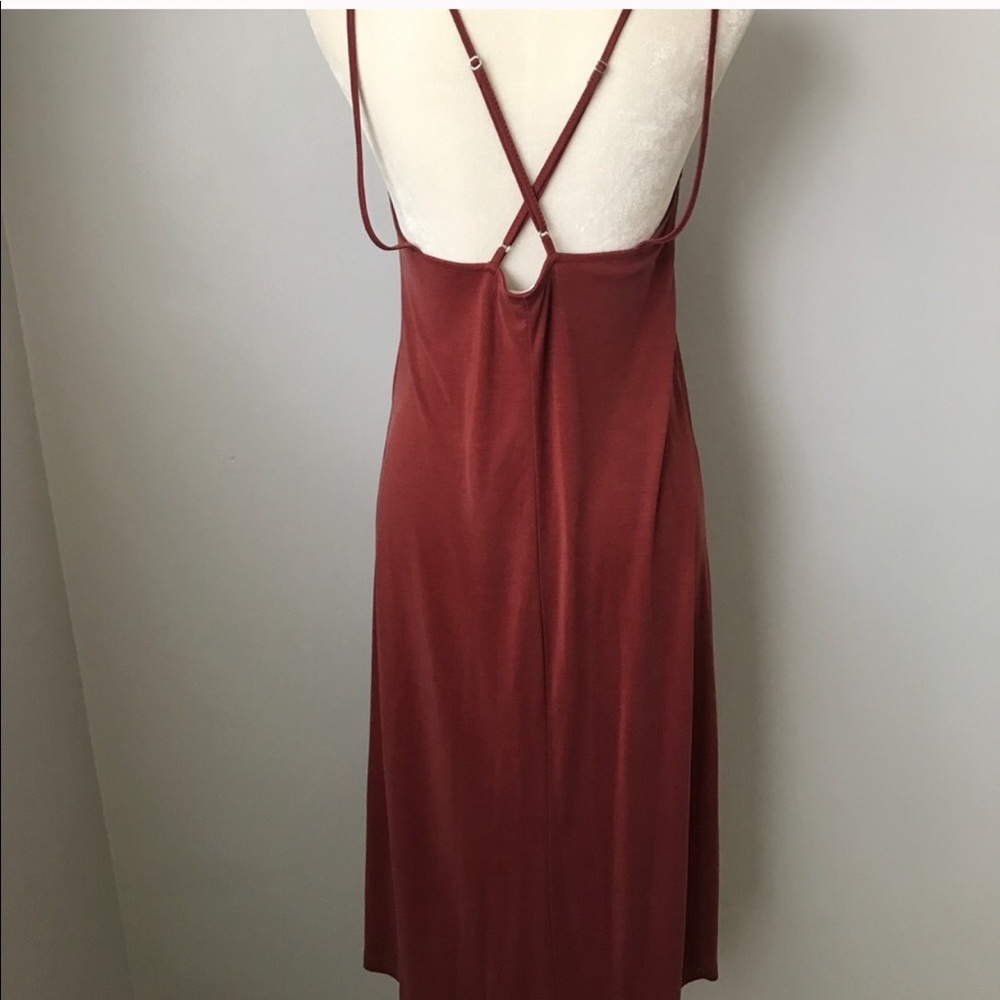 Astr Rust Red Slip Mini Dress - Picture 7 of 7